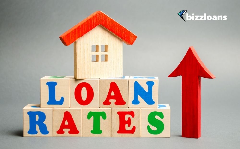 small business loan interest rates concept