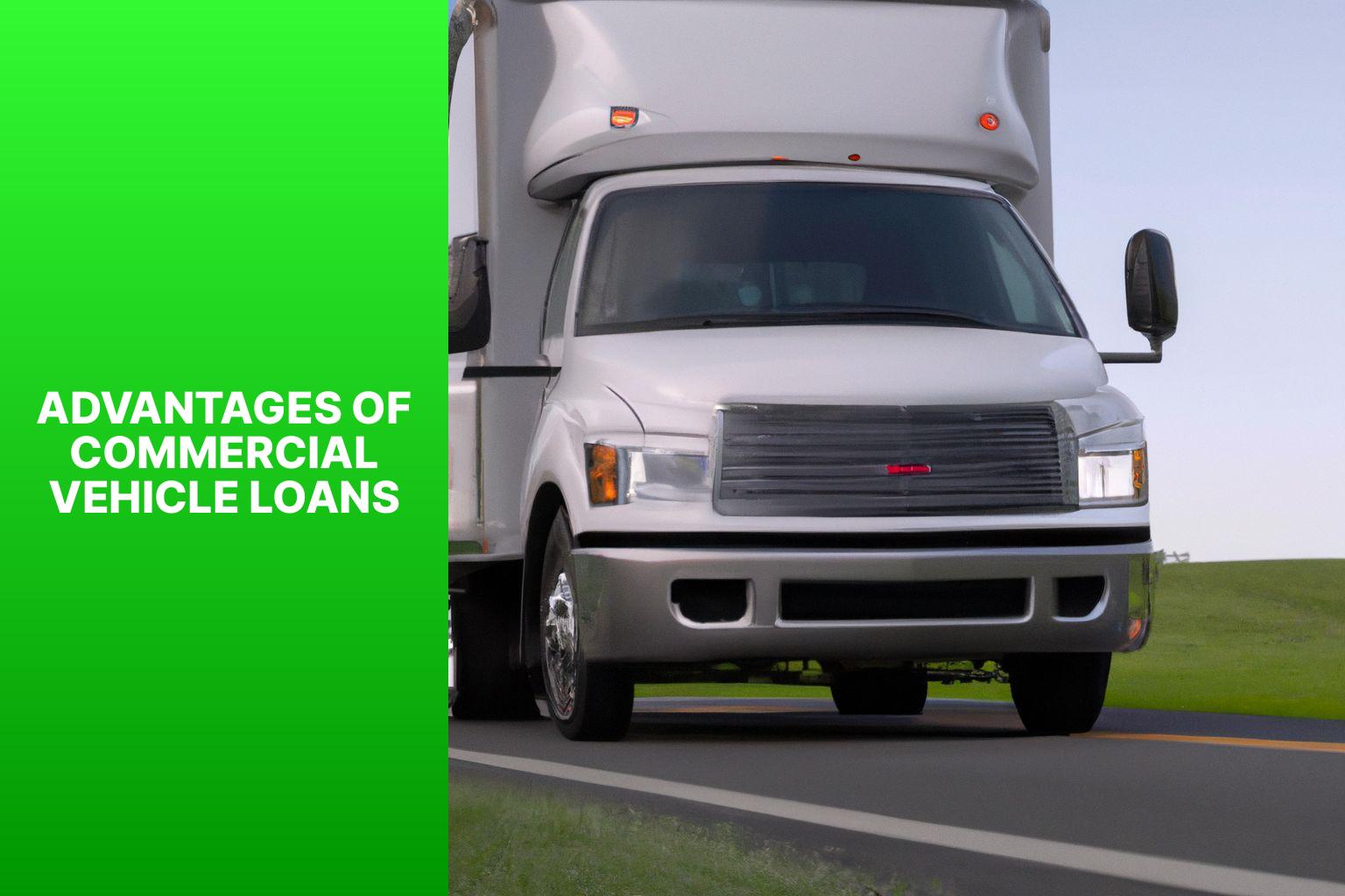 Advantages of Commercial Vehicle Loans - Commercial Vehicle Loans Decoded: Using a Loan Calculator 