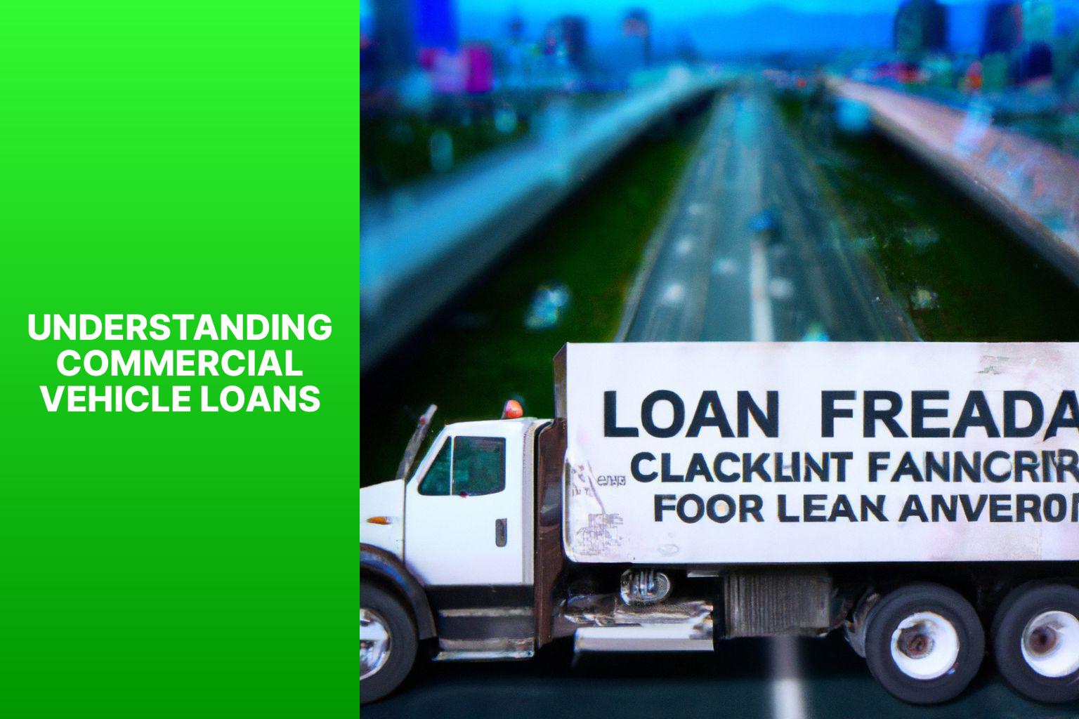 Understanding Commercial Vehicle Loans - Commercial Vehicle Loans Decoded: Using a Loan Calculator 