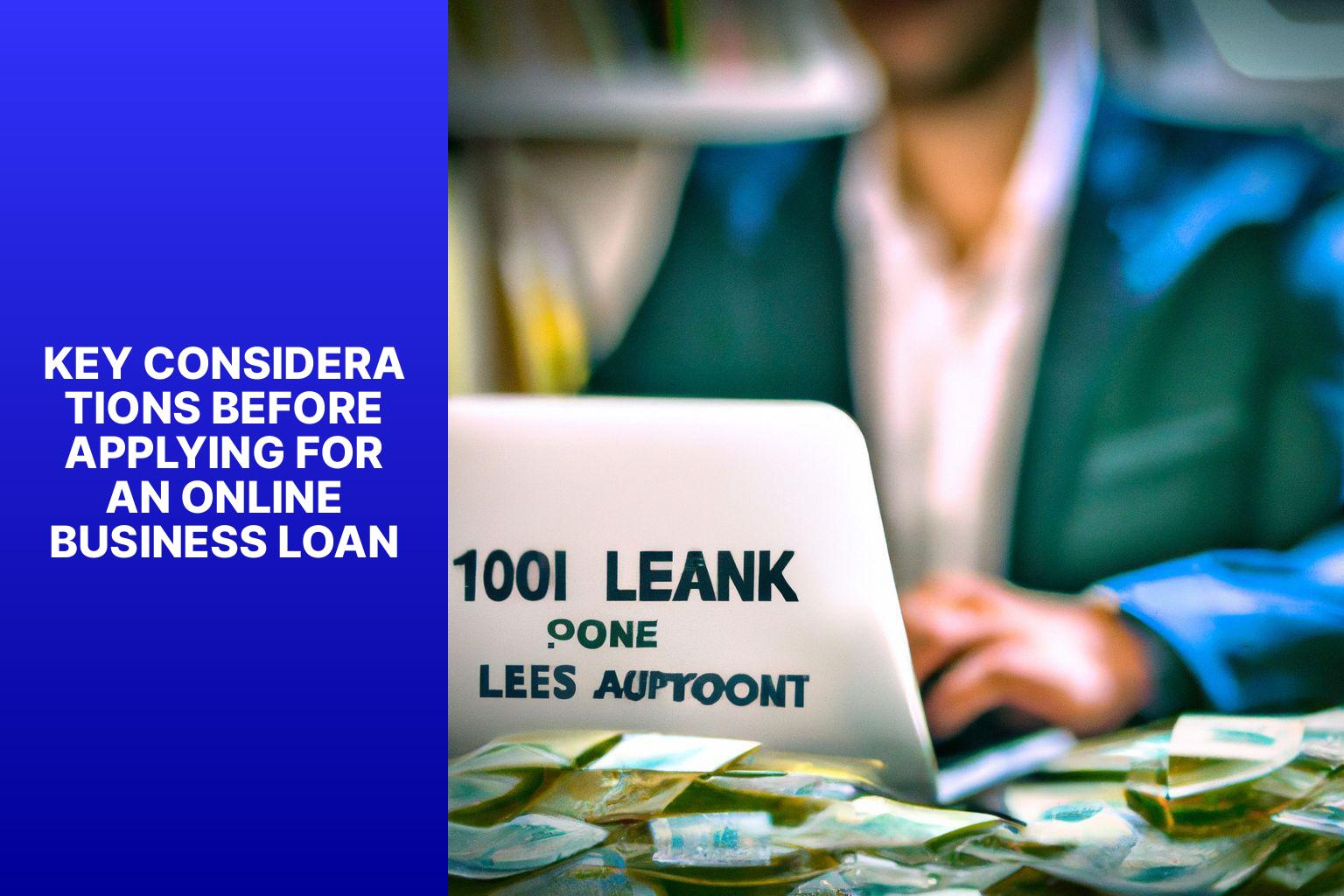 Key Considerations Before Applying for an Online Business Loan - Easing Access to Capital: Exploring Online Business Loans 