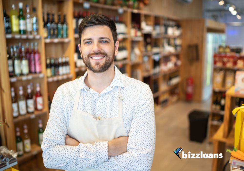 Portrait of business owner of liquor store