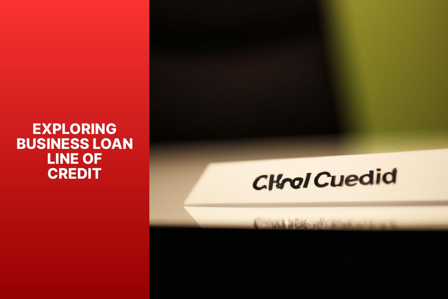 Exploring Business Loan Line of Credit - Flexible Funding: Exploring Business Loan Line of Credit 