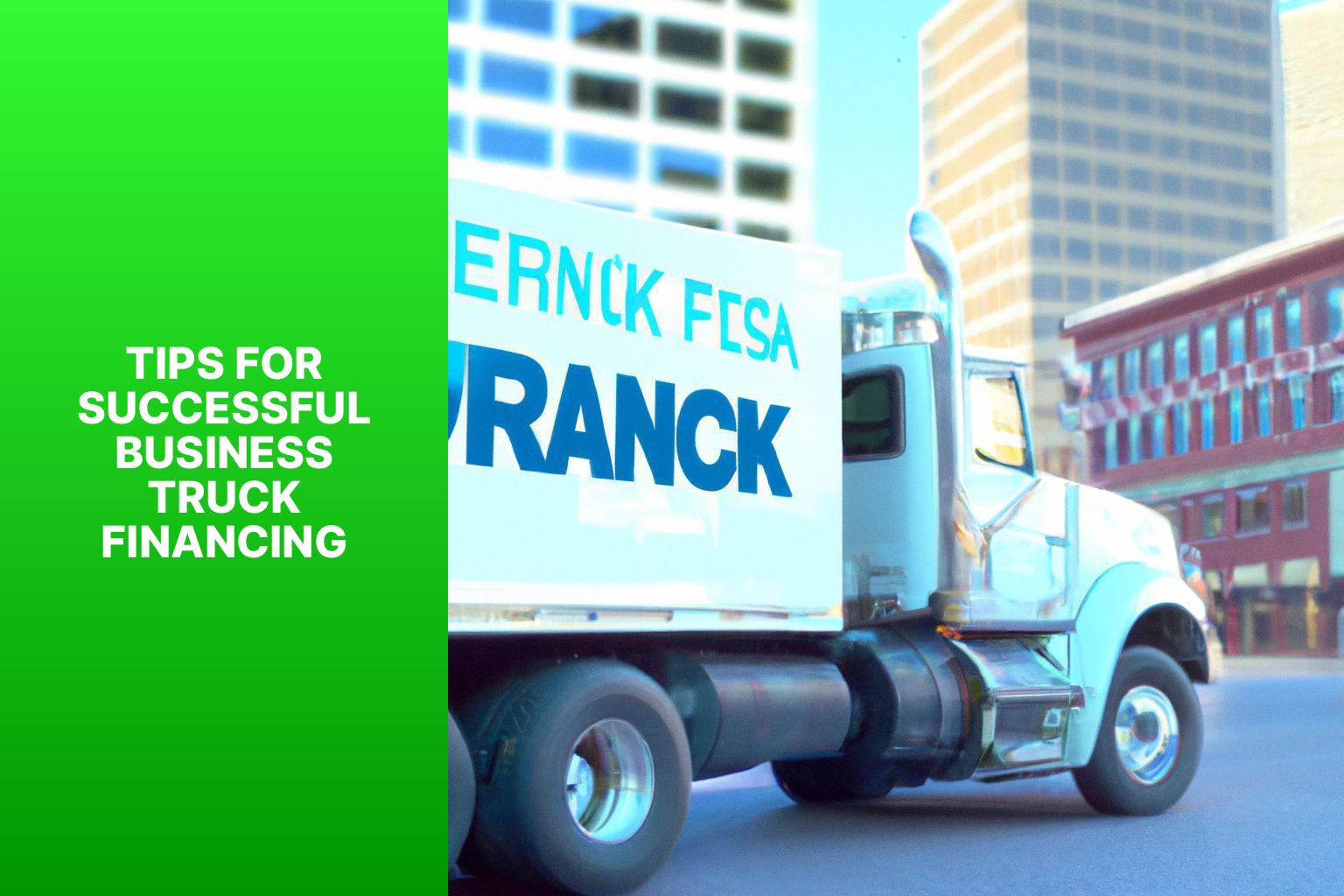 Tips for Successful Business Truck Financing - On the Move: Understanding Business Truck Finance 