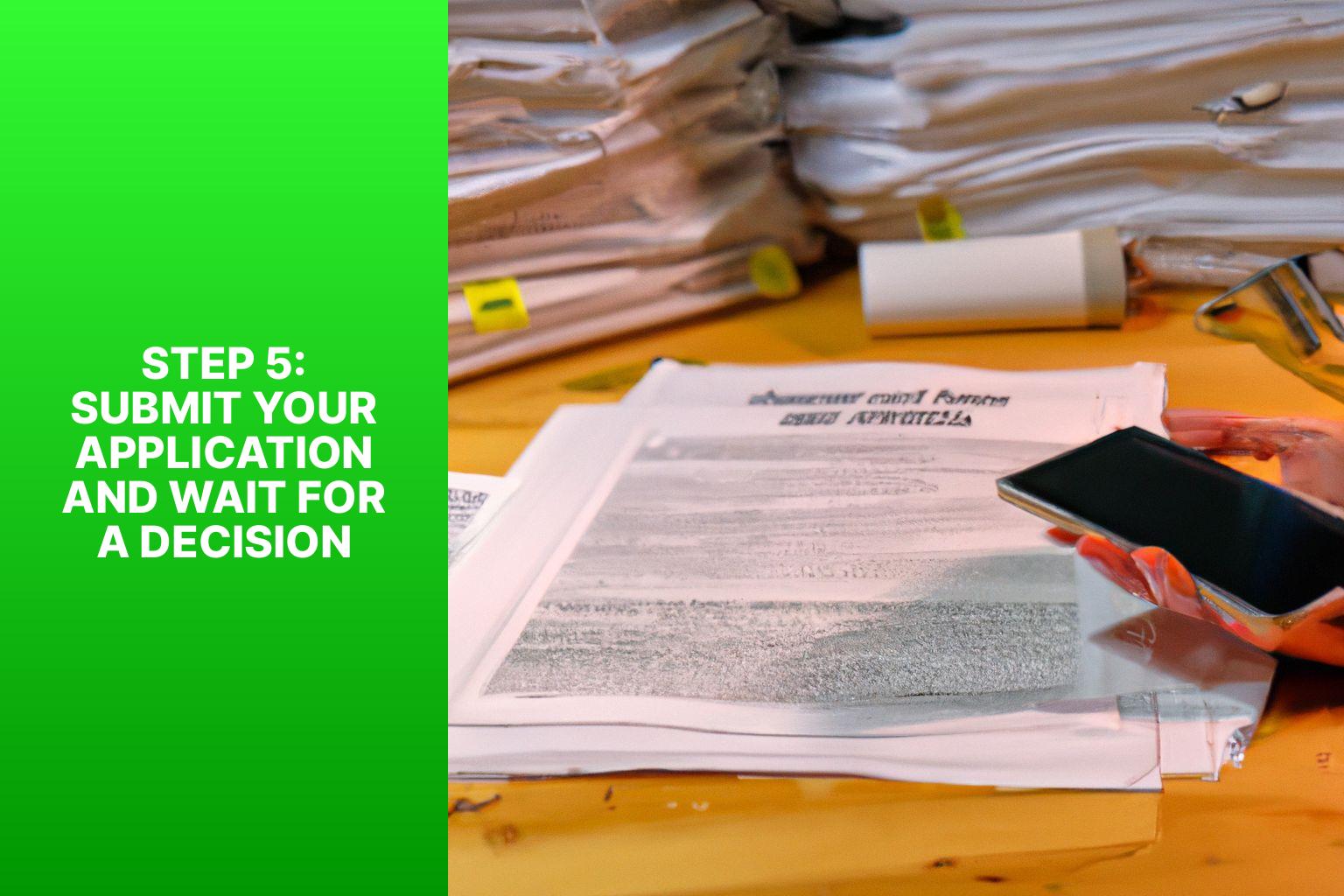 Step 5: Submit Your Application and Wait for a Decision - Step by Step: Navigating the Business Loan Application Process 