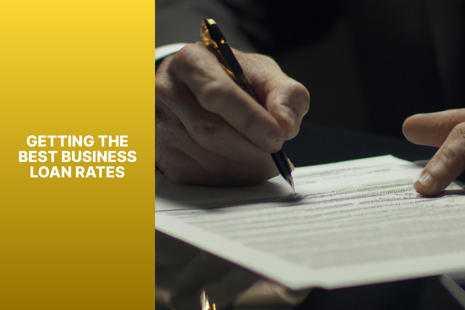 Getting the Best Business Loan Rates - The Great Rate Debate: An Analysis of Business Loan Rates 