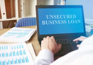 unsecured business loans concept