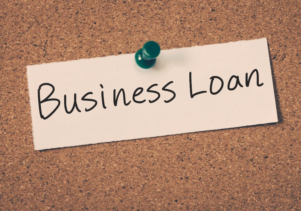 business loan on clipboard